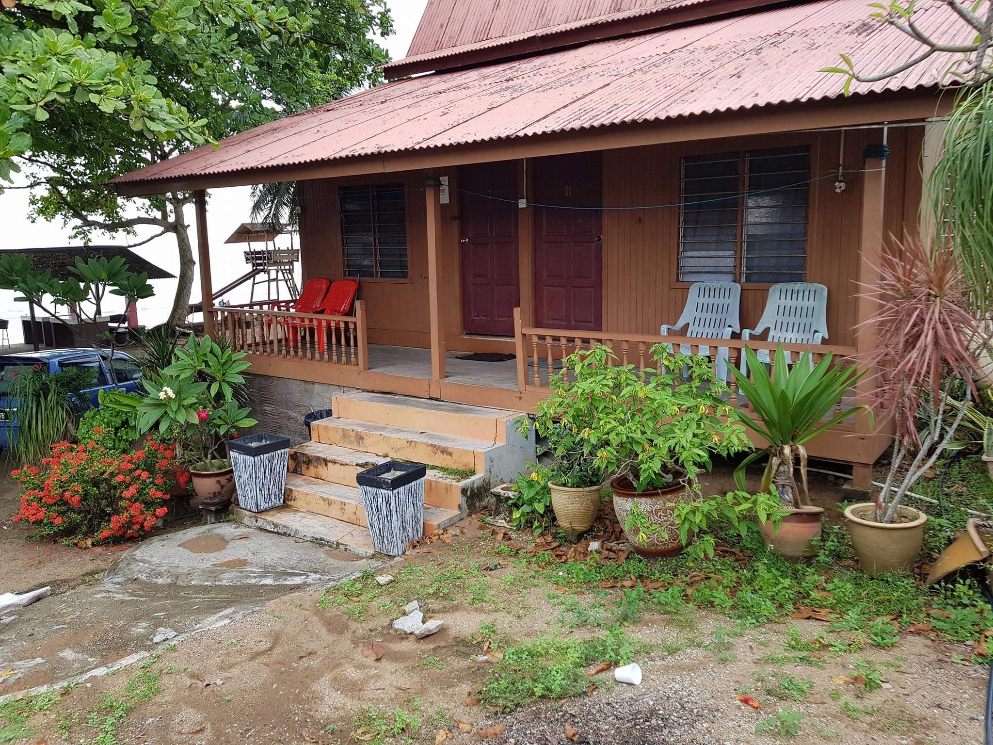 Teratak Rehat Atie Ira Chalet D'Pantai chalet tepi pantai melaka